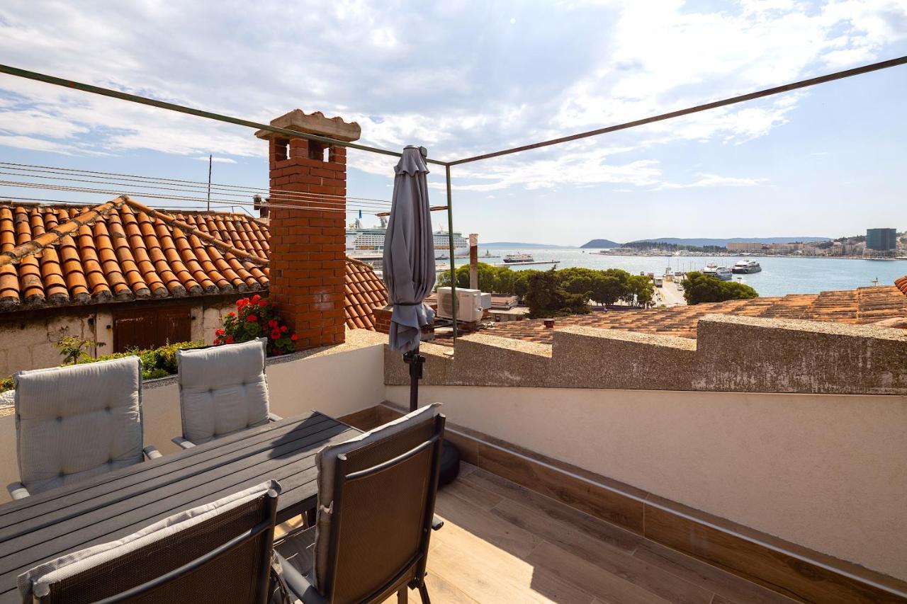 Luxury Apartment Olavia Rooftop Terrace & Seaview Split Kültér fotó