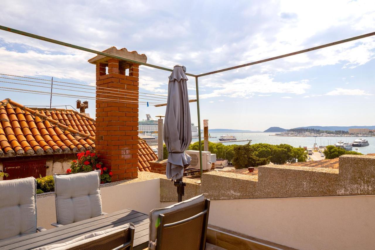 Luxury Apartment Olavia Rooftop Terrace & Seaview Split Kültér fotó