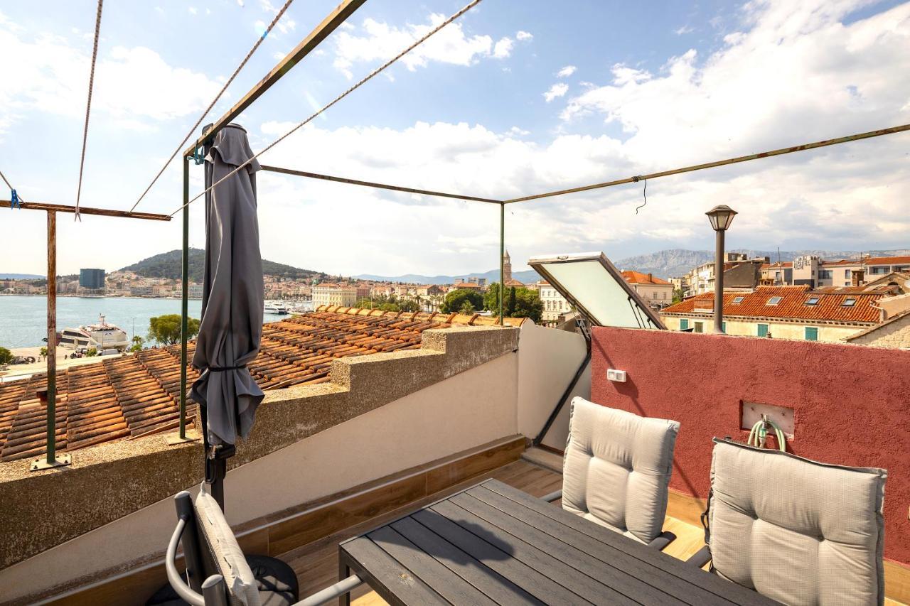 Luxury Apartment Olavia Rooftop Terrace & Seaview Split Kültér fotó