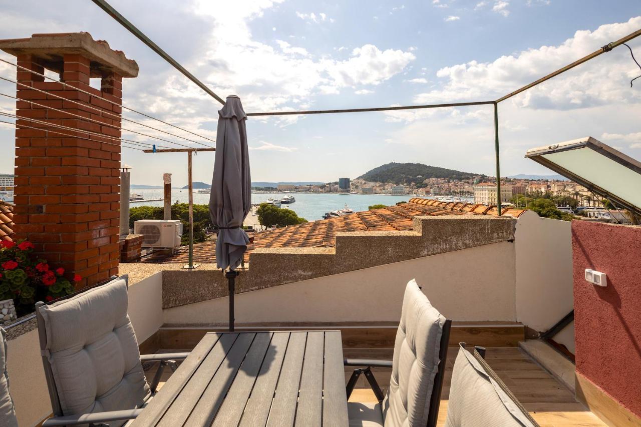 Luxury Apartment Olavia Rooftop Terrace & Seaview Split Kültér fotó
